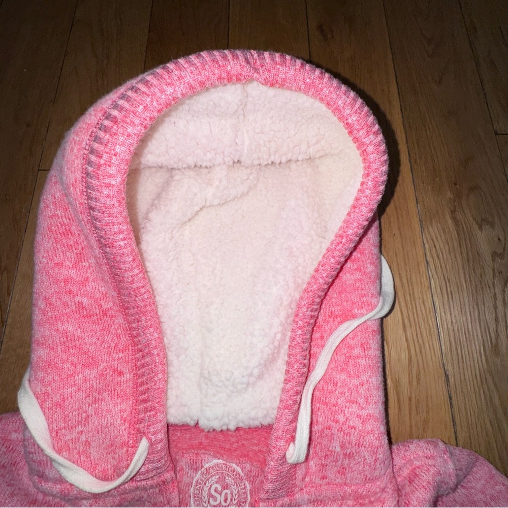 SO Pink Sherpa-Lined Hoodie Jacket - Picture 9 of 12